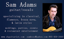 Santa Barbara Wedding Guitarist